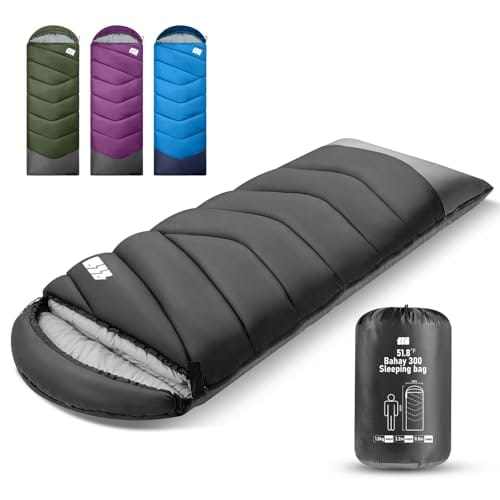 Schlafsack f&uuml;r Erwachsene,Leicht (1,8 kg), Tragbar, Wasserdicht, Outdoor/Indoor
